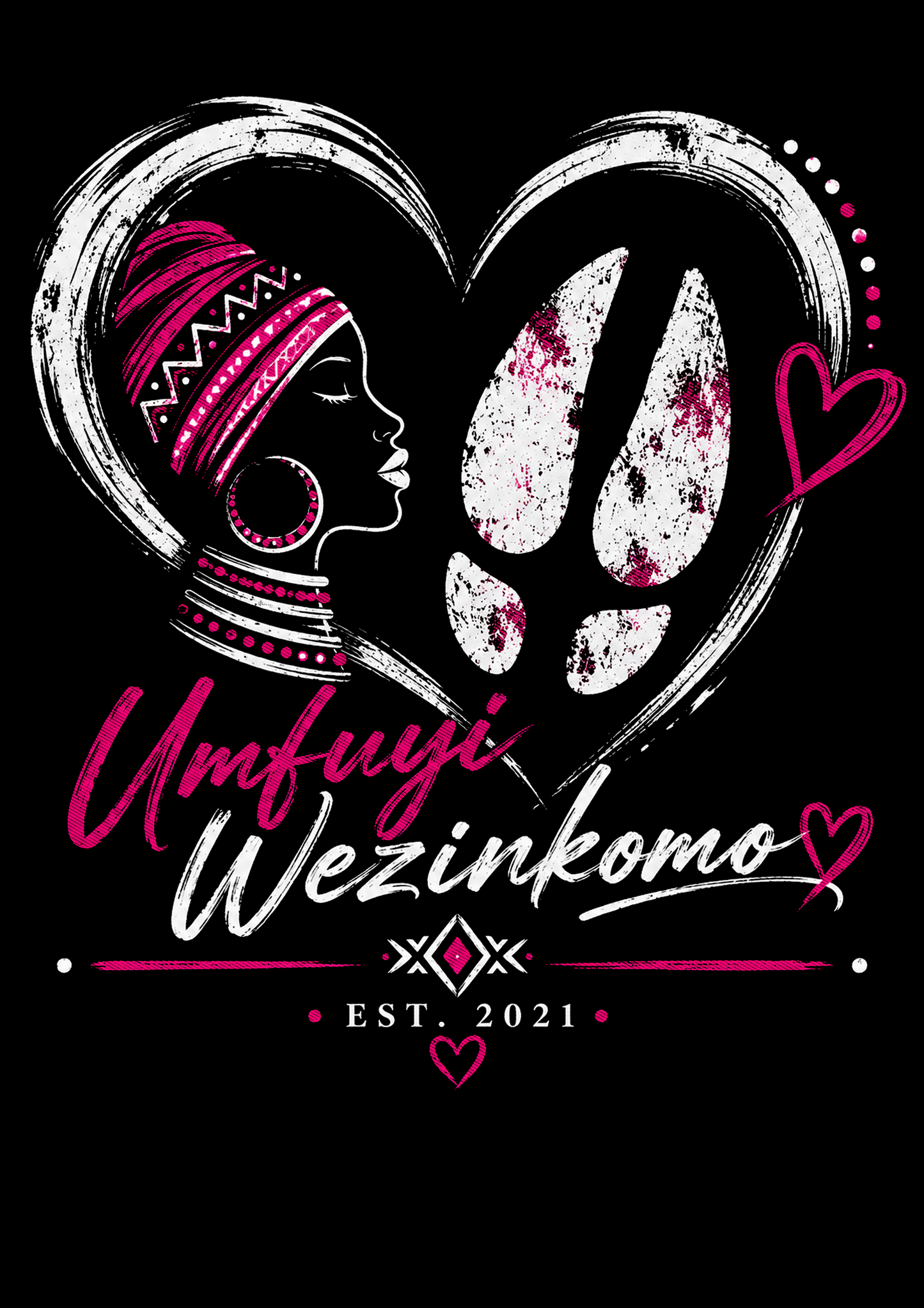 Ladies -Scoop Neck Tee: The heart of Africa