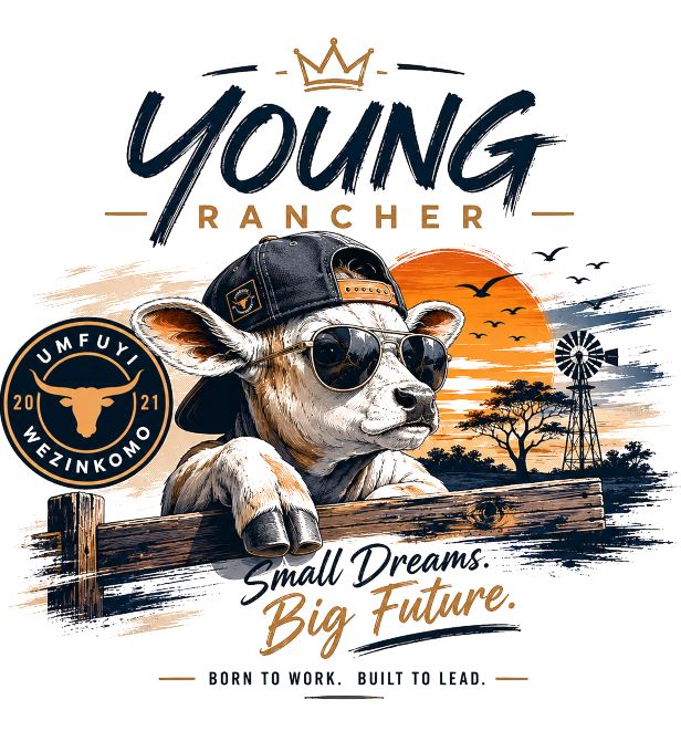 Kids -Crew Neck Tee: The Young Rancher