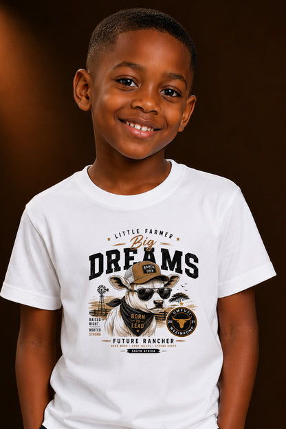 Kids -Crew Neck Tee: Big Dreamer