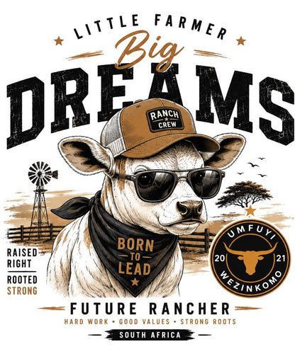Kids -Crew Neck Tee: Big Dreamer