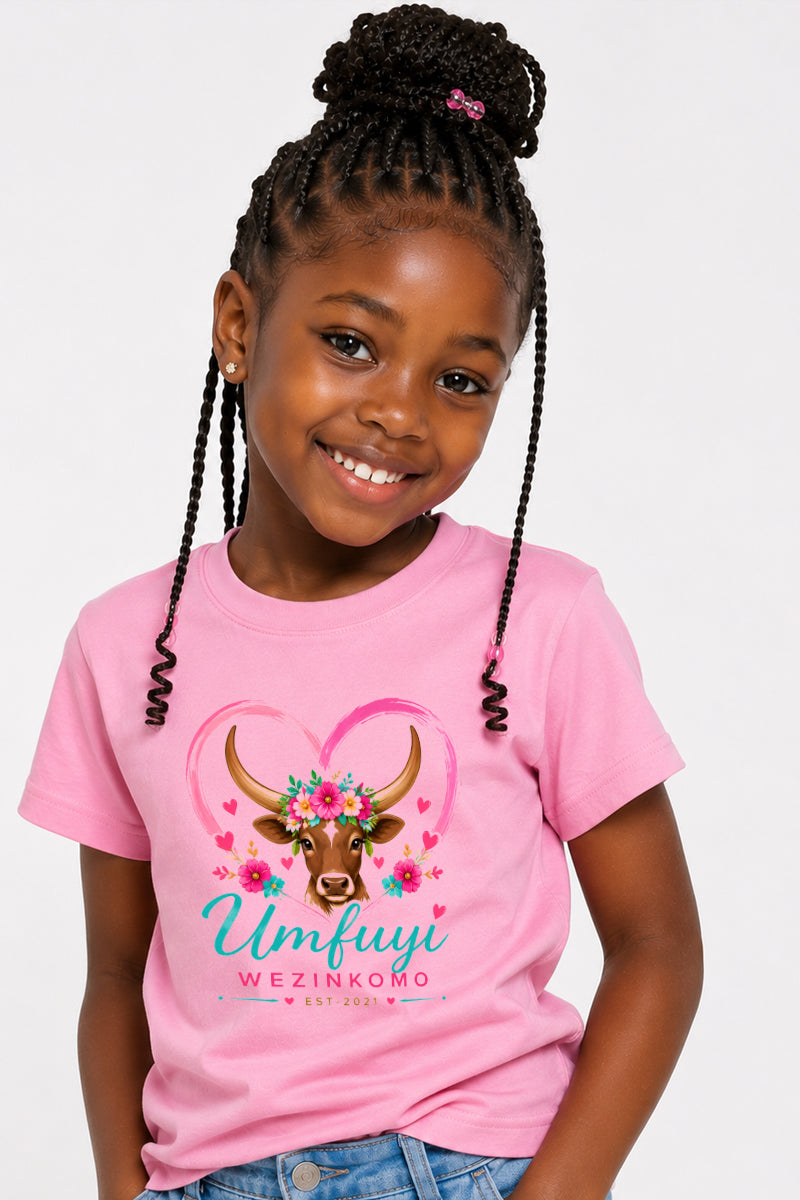 Kids -Crew Neck Tee: Buttercup