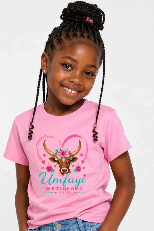 Kids -Crew Neck Tee: Buttercup