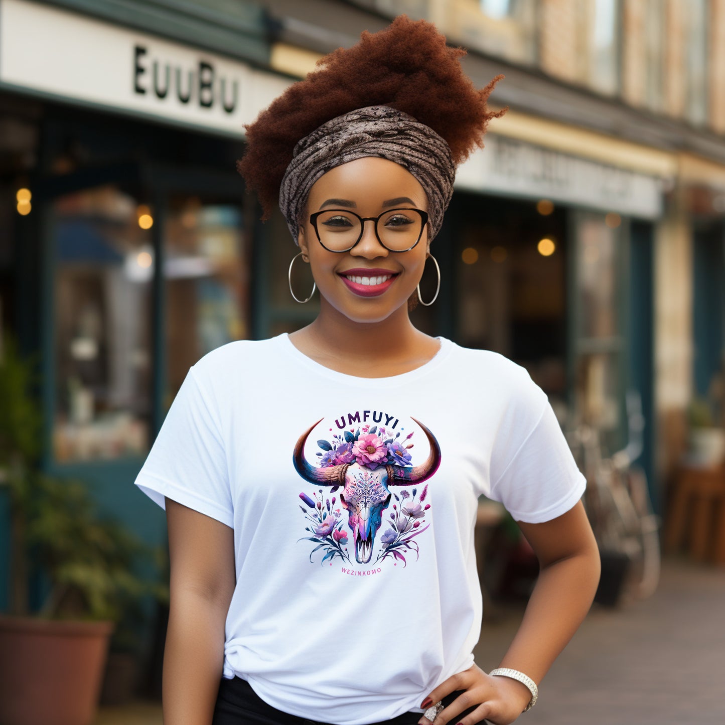 Blossom Skull Ladies Tee