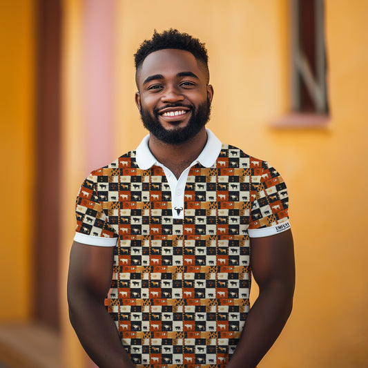 Safari Mosaic Golf Shirt