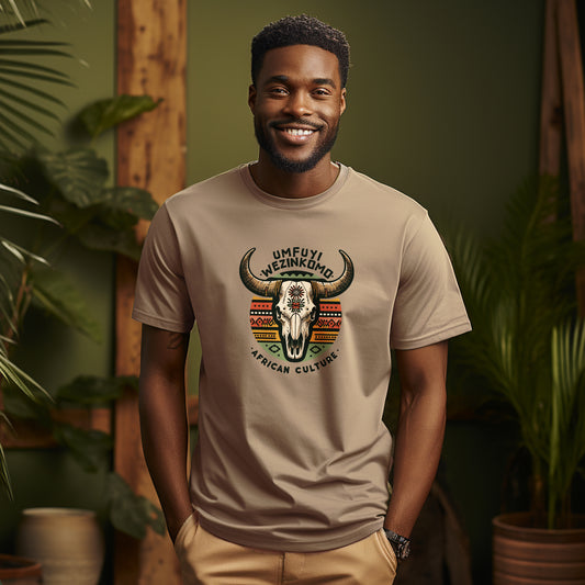 Rustic Bull Skull Men's Tee