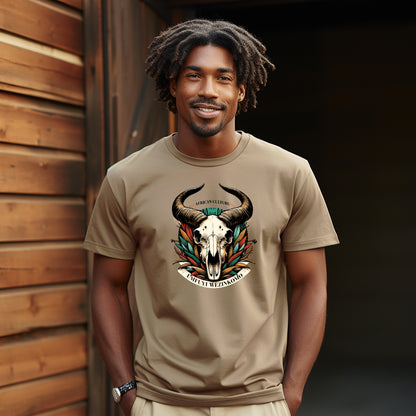 Tribal Bone Bull Tee