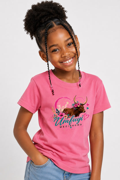 Kids -Crew Neck Tee: Rosette