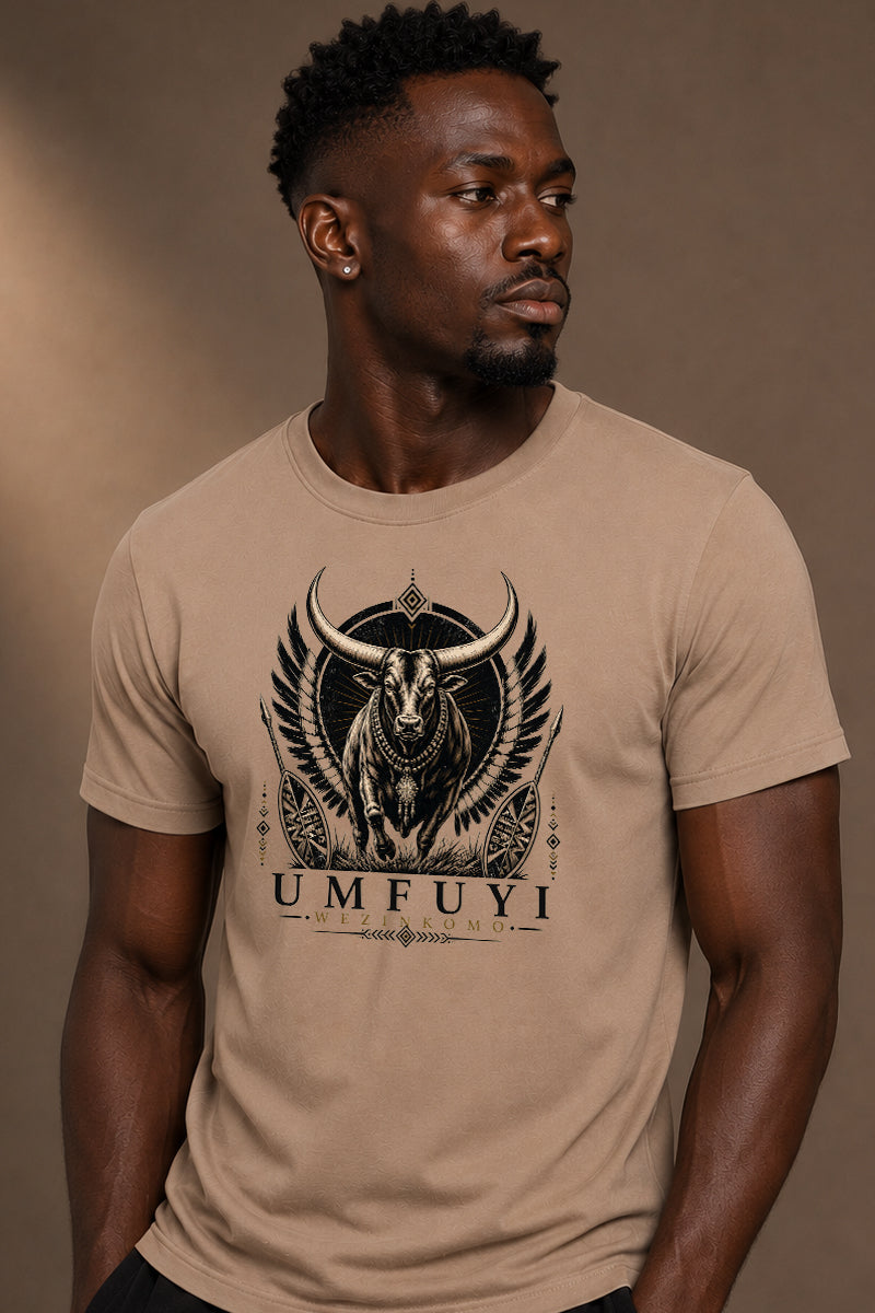 Mens-Crew Neck Tee: THE ASCENDANT