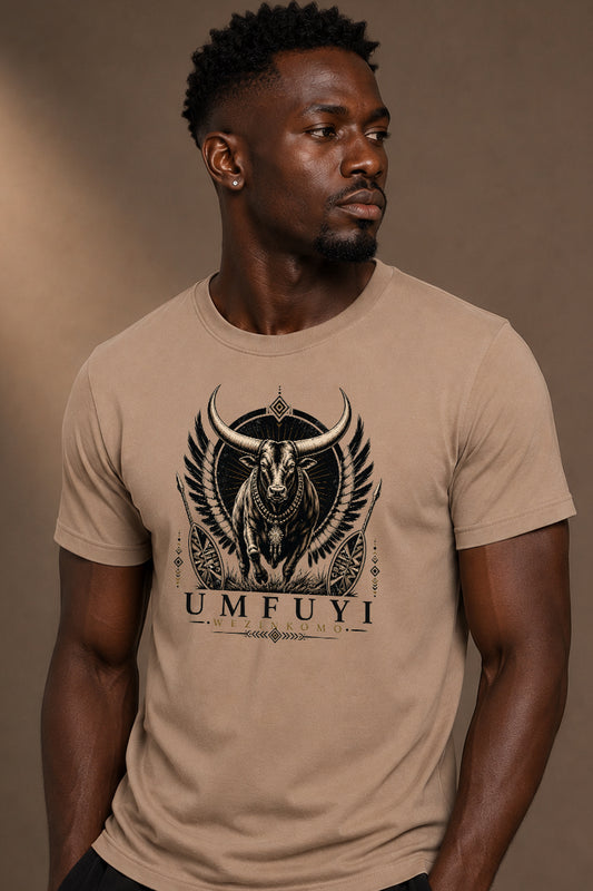 Mens-Crew Neck Tee: THE ASCENDANT