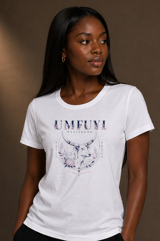 Ladies -Scoop Neck Tee: The Blossom