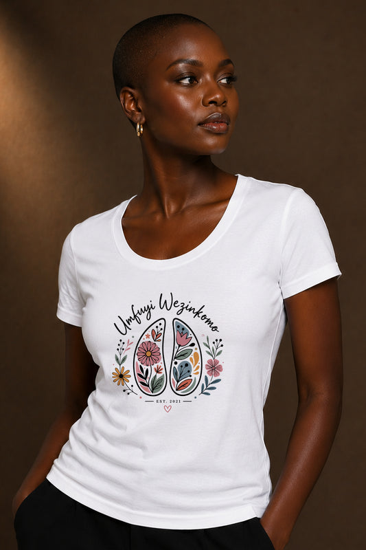 Ladies -Scoop Neck Tee: The Botanica