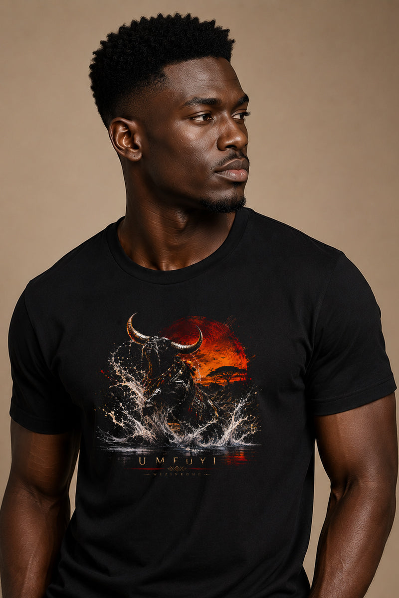 Mens-Crew Neck Tee: The Crossing