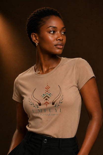 Ladies -Scoop Neck Tee: The Emblem
