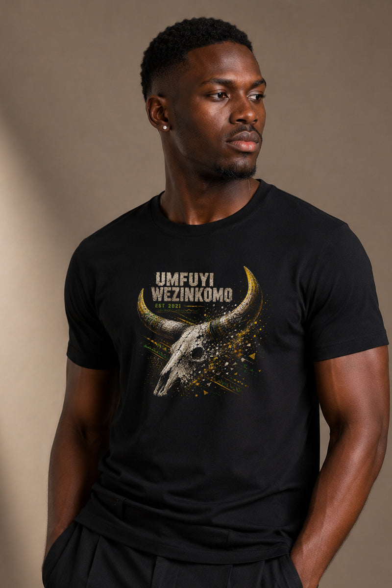 Mens-Crew Neck Tee: The Legend