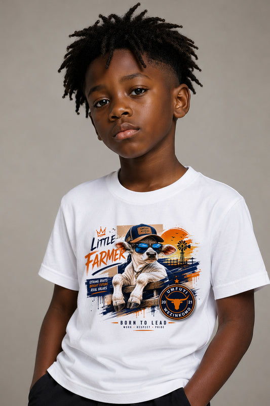 Kids -Crew Neck Tee: The Little Farmer