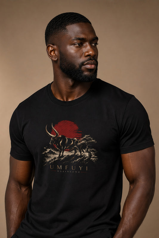 Mens-Crew Neck Tee: The Untamed