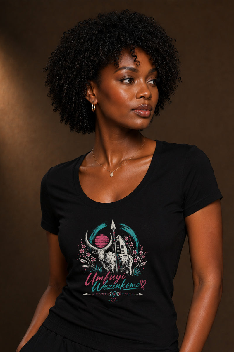 Ladies -Scoop Neck Tee: The Warrior Queen