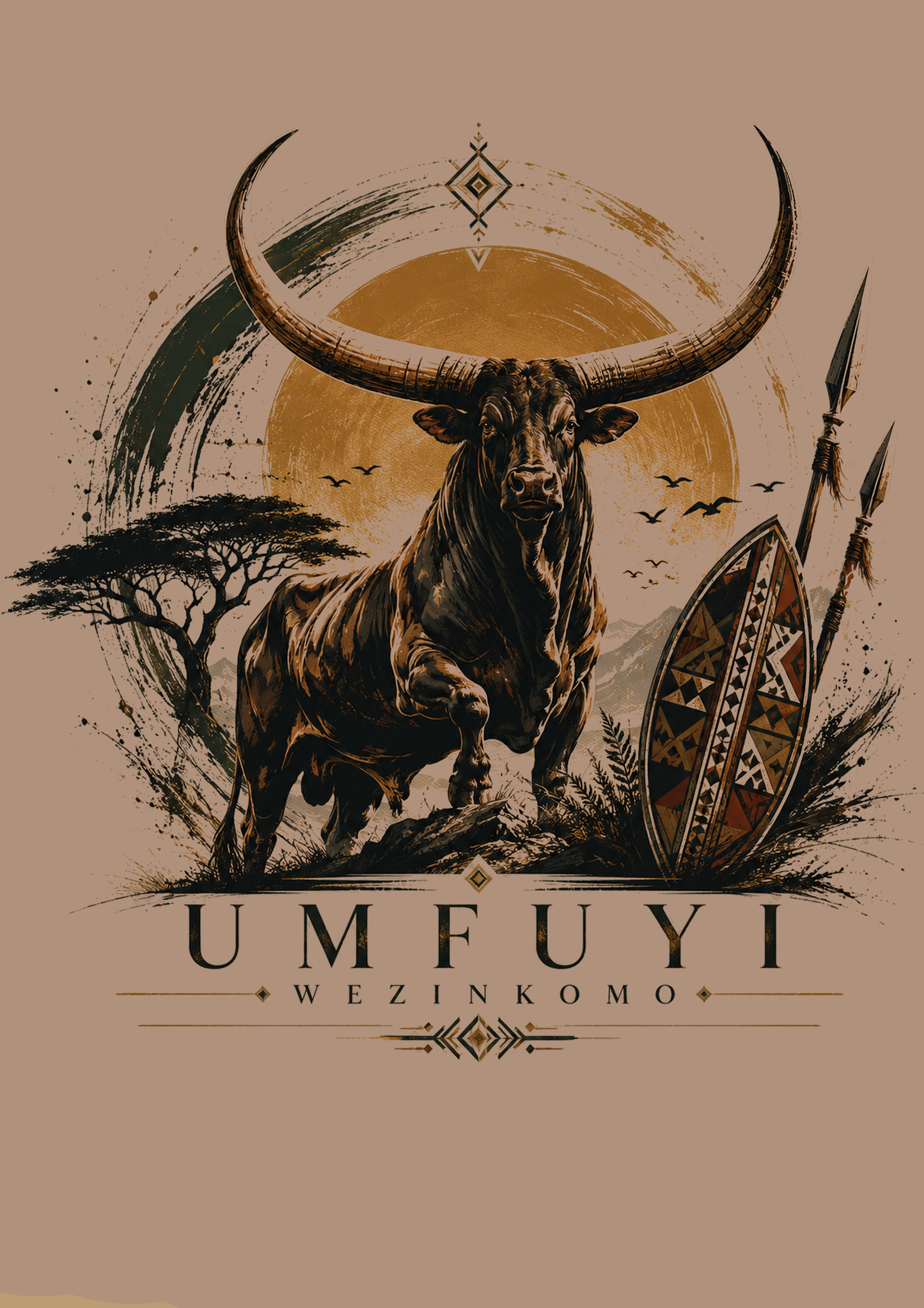 Mens-Crew Neck Tee: The Guardian
