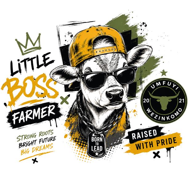 Kids -Crew Neck Tee: The Little Boss